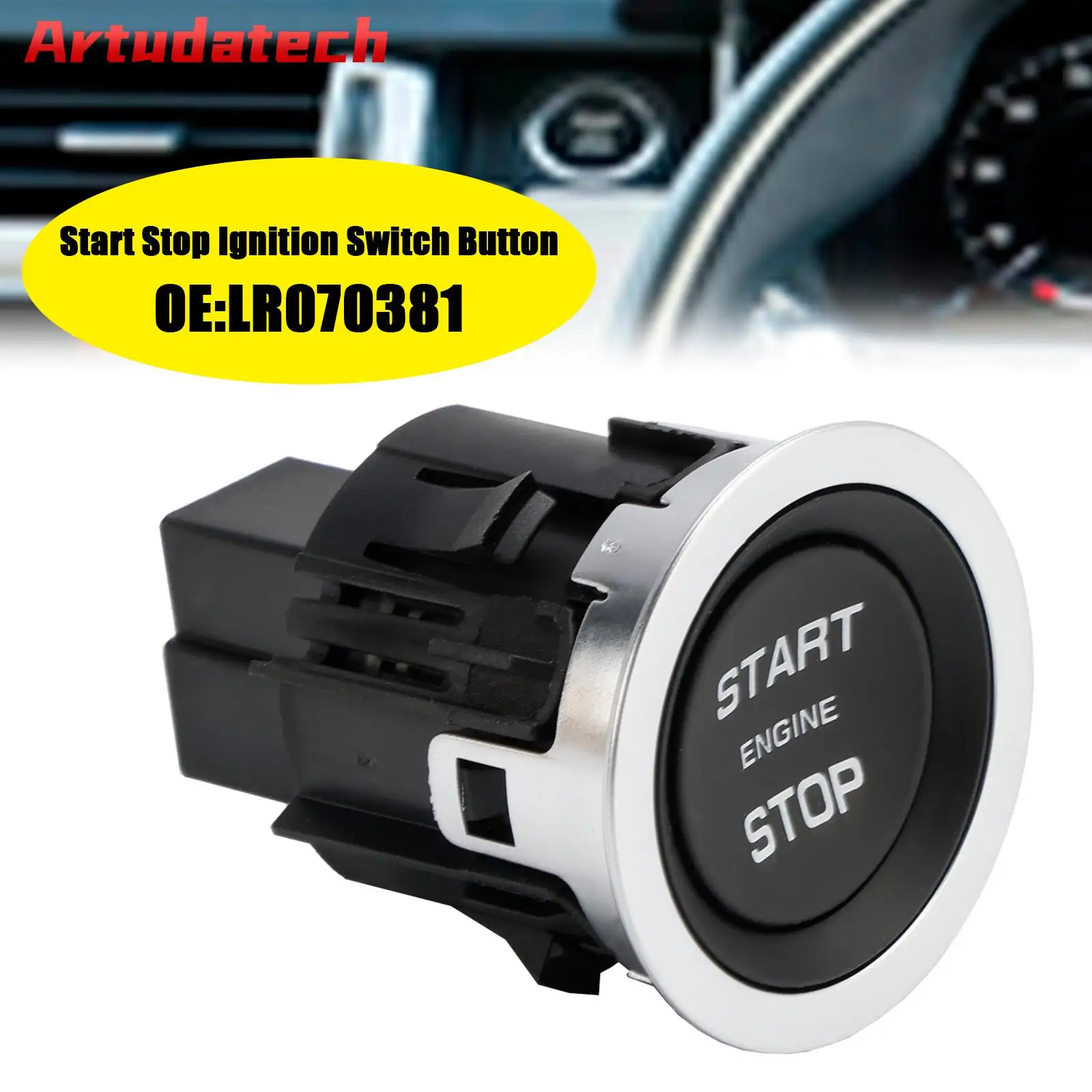 Artudatech Start Stop Кнопка включения зажигания LR 070381 Автомобильные аксессуары для Land Rover Discovery 
Artudatech Start Stop Кнопка включения зажигания LR 070381 Автомобильные аксессуары для Land Rover Discovery