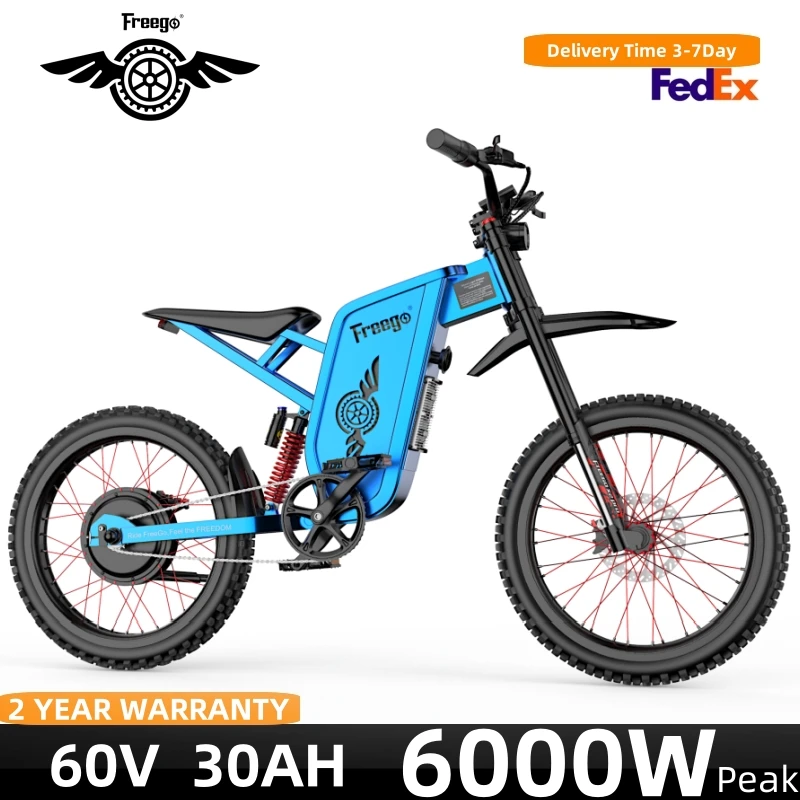 Электрический велосипед Freego X2 Pro, горный мопед, электровелосипед, 19 дюймов, Fat Tire, 6000 Вт, 60 В, 30 Ач, мужской дорожный электрический велосипед для взрослых, электронные велосипеды
Электрический велосипед Freego X2 Pro, горный мопед, электровелосипед, 19 дюймов, Fat Tire, 6000 Вт, 60 В, 30 Ач, мужской дорожный электрический велосипед для взрослых, электронные велосипеды