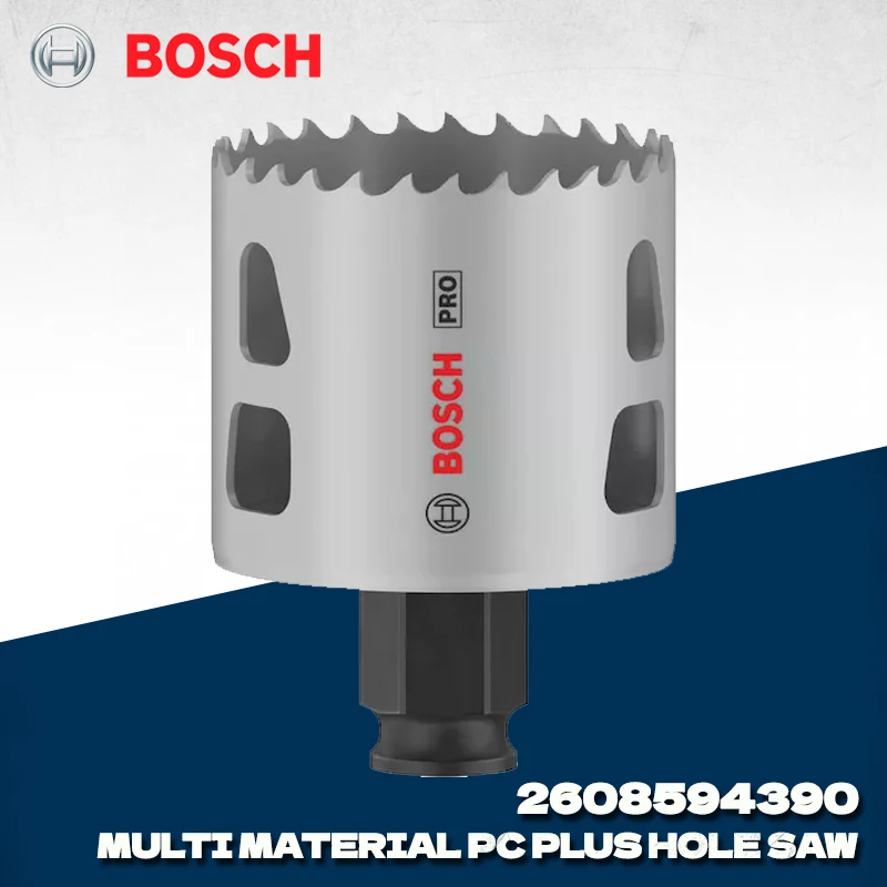 Bosch 2608594390 54mm PRO PC Plus Hole Saw, Multi Material Cutting for Impact Drill, Power Tool Accessory
Bosch 2608594390 54mm PRO PC Plus Hole Saw, Multi Material Cutting for Impact Drill, Power Tool Accessory