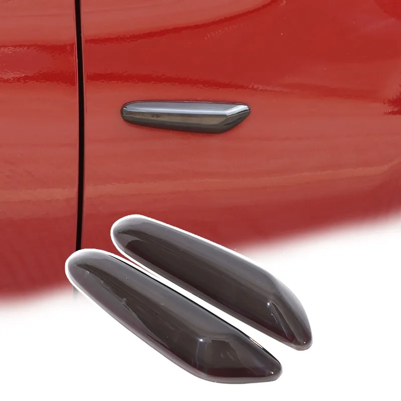 Smoked Black Car Fender Turn Signal Light Lamp Decoration Cover For BMW 3 Series E90 E91 E92 E93 2005-2012 Exterior Accessories 
Smoked Black Car Fender Turn Signal Light Lamp Decoration Cover For BMW 3 Series E90 E91 E92 E93 2005-2012 Exterior Accessories