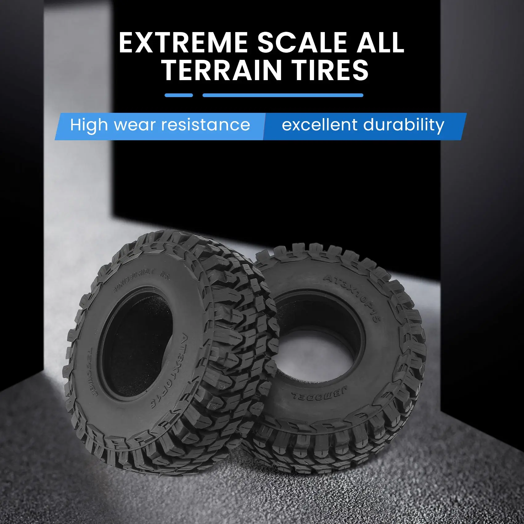 TNKIG-4PCS 110MM 1.9 Rubber Wheel Tire Tyres For 1/10 RC Crawler Car Axial SCX10 90046 SCX10 III AXI03007 Traxxas TRX4 D90
TNKIG-4PCS 110MM 1.9 Rubber Wheel Tire Tyres For 1/10 RC Crawler Car Axial SCX10 90046 SCX10 III AXI03007 Traxxas TRX4 D90