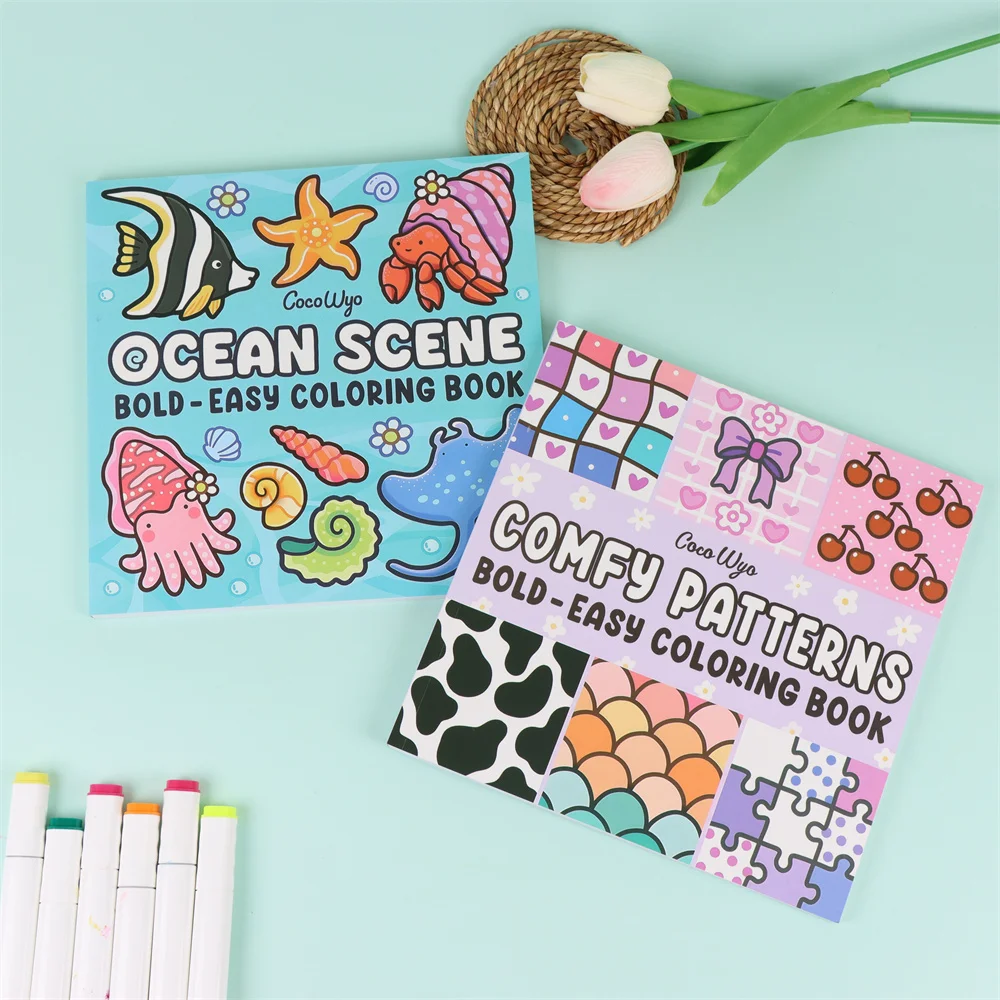 Adult Coloring Book - Easy To Color With Thick Lines, Cozy Scenes And Corners, Relaxing And Stress-Relieving Perfect For Friends
Adult Coloring Book - Easy To Color With Thick Lines, Cozy Scenes And Corners, Relaxing And Stress-Relieving Perfect For Friends