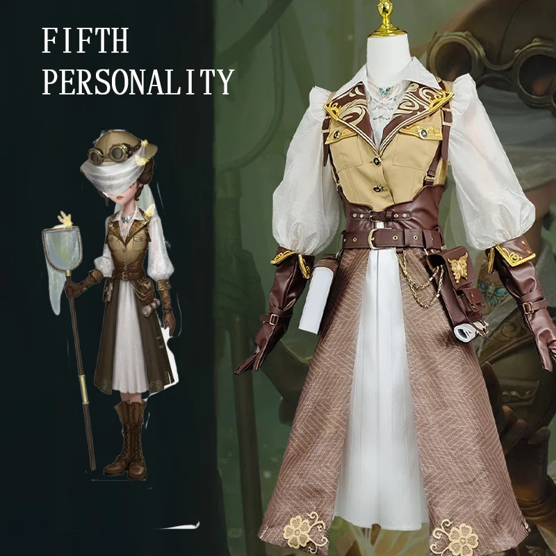 Identity V Entomologist Melly Plinius Women's Gothic Cosplay Dress, Cute Halloween Party Uniform Costume Set, Custom-Made Lolita
Identity V Entomologist Melly Plinius Women's Gothic Cosplay Dress, Cute Halloween Party Uniform Costume Set, Custom-Made Lolita