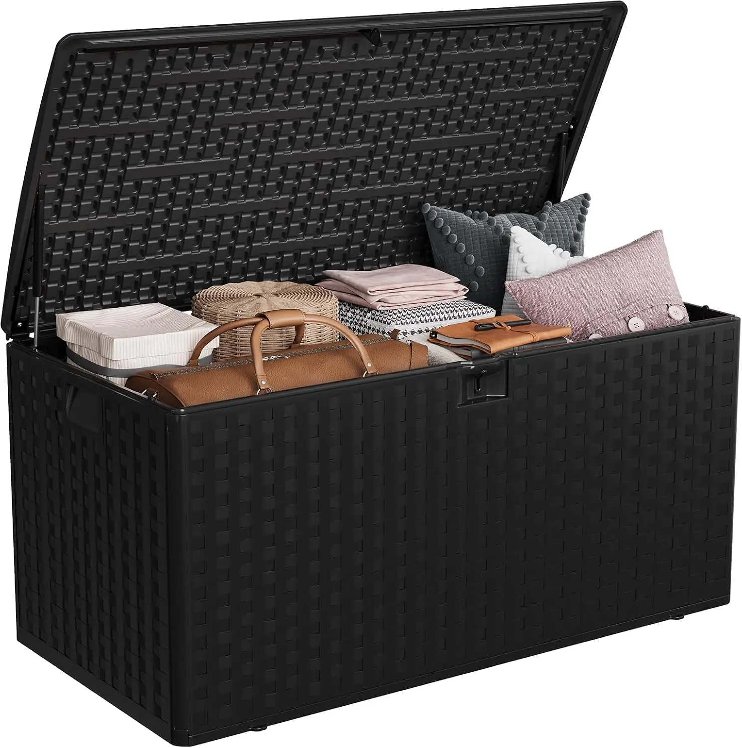 100 Gallon Resin Deck Box Waterproof Outdoor Storage Container Lockable Lid Uv Resistant Patio Furniture Cushion Garden Backyard
100 Gallon Resin Deck Box Waterproof Outdoor Storage Container Lockable Lid Uv Resistant Patio Furniture Cushion Garden Backyard