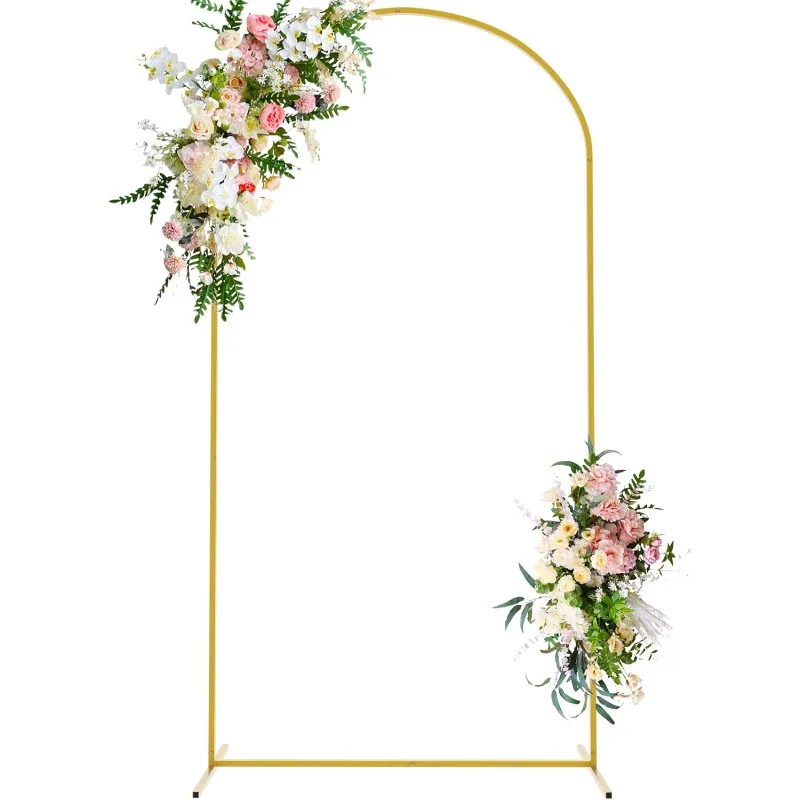 7.2 FT Wedding Arch Backdrop Stand, Square Arch Gold Metal Arch Backdrop Stand for Wedding Ceremony Birthday Party
7.2 FT Wedding Arch Backdrop Stand, Square Arch Gold Metal Arch Backdrop Stand for Wedding Ceremony Birthday Party