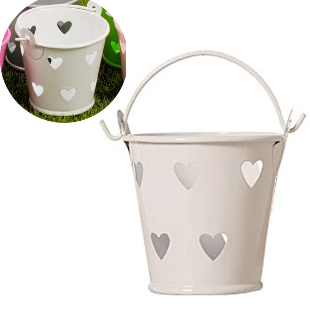 6 Pcs Heart Shaped Iron Barrel Mini Buckets Hollow White Candy Box Gift Bucket Party Favors Wedding Baby Shower Holiday
6 Pcs Heart Shaped Iron Barrel Mini Buckets Hollow White Candy Box Gift Bucket Party Favors Wedding Baby Shower Holiday