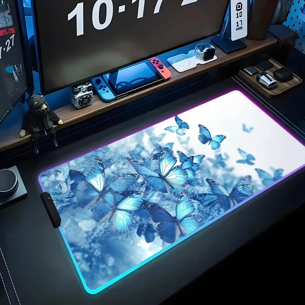 butterfly Mouse Pad RGB Gaming Mousepad Big LED Pad PC Desk Mat Luminous Mouse Pad Large Keyboard Mats Table Rug With Backlit
butterfly Mouse Pad RGB Gaming Mousepad Big LED Pad PC Desk Mat Luminous Mouse Pad Large Keyboard Mats Table Rug With Backlit