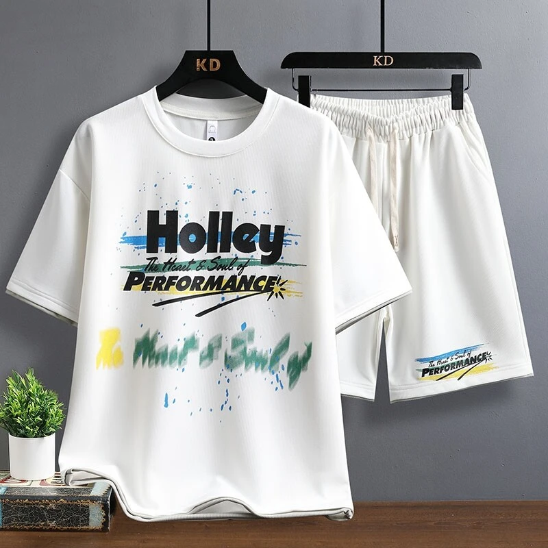 Summer Sports Set Short sleeved T-shirt+Shorts Set 2025 Men's 2-piece Sports Jogging Set Men's Casual Set
Summer Sports Set Short sleeved T-shirt+Shorts Set 2025 Men's 2-piece Sports Jogging Set Men's Casual Set