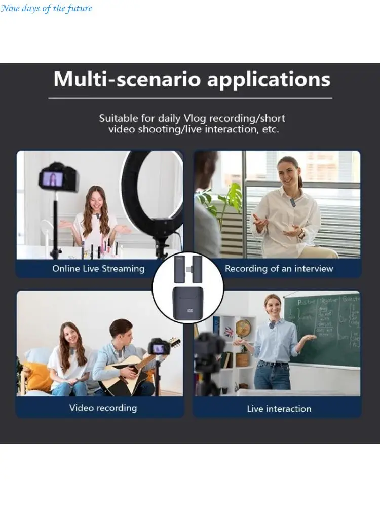 Wireless Lapels Mic for Outdoor Use Excellent Sound Quality 20M Work Distance E65A
Wireless Lapels Mic for Outdoor Use Excellent Sound Quality 20M Work Distance E65A