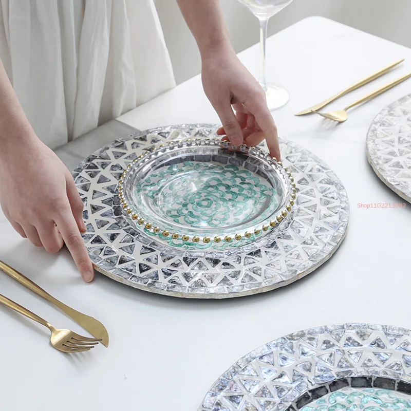 Американский термоизоляционный коврик ручной работы, натуральный настольный коврик, легкий роскошный декор, круглый поднос для еды в западном стиле
Американский термоизоляционный коврик ручной работы, натуральный настольный коврик, легкий роскошный декор, круглый поднос для еды в западном стиле