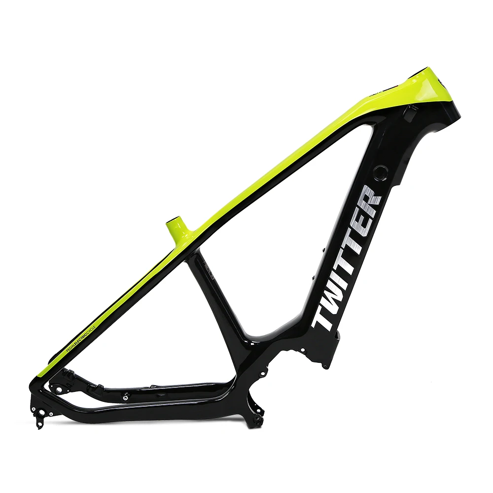 TWITTER frame OEM M400 electric bike frame middle motor carbon fiber ebike frame on sale 27.5/29 ebike frame electric bike frame
TWITTER frame OEM M400 electric bike frame middle motor carbon fiber ebike frame on sale 27.5/29 ebike frame electric bike frame