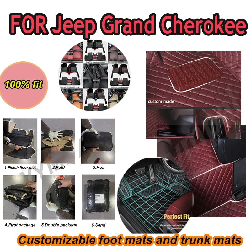 LUXURY Car Floor Mats For Jeep Grand Cherokee WJ 1999 2000 2001 2002 2003 2004 Leather Mat
LUXURY Car Floor Mats For Jeep Grand Cherokee WJ 1999 2000 2001 2002 2003 2004 Leather Mat