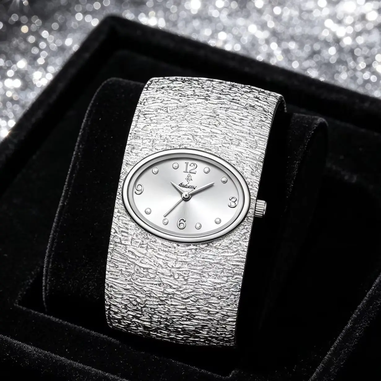 YaLaLuSi Women's Fashion Sport Watch, Waterproof Quartz Wristwatch, Silver Textured Cuff , Free Shipping
YaLaLuSi Women's Fashion Sport Watch, Waterproof Quartz Wristwatch, Silver Textured Cuff , Free Shipping