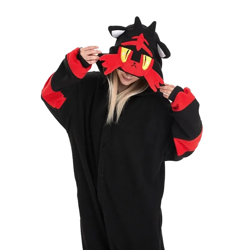 Anime Litten Onesies Kigurumi Pijamas Adult Unisex Pajamas Halloween Christmas Cosplay Costume Party Jumpsuit Gift Pyjama Outfit
Anime Litten Onesies Kigurumi Pijamas Adult Unisex Pajamas Halloween Christmas Cosplay Costume Party Jumpsuit Gift Pyjama Outfit