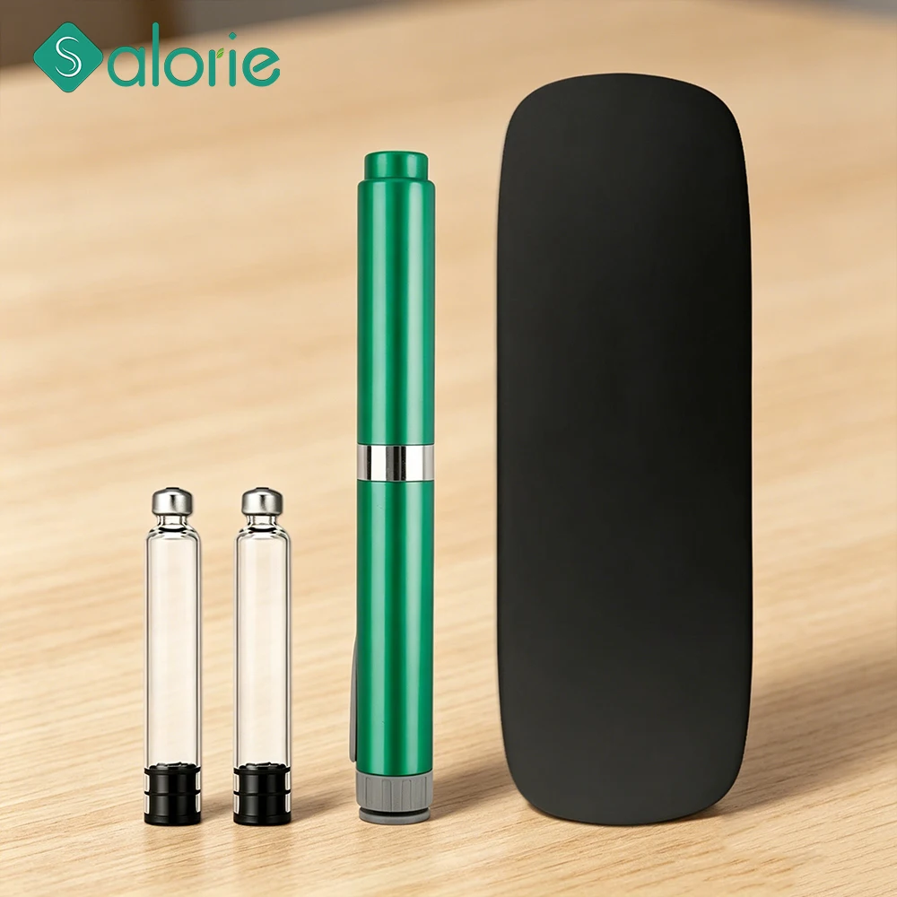 Adjustable Insulin Pen + 2pcs Cartridges 3ml Cassette Bottle Insulin Injection Pen Organizer Storage Box Case Set Aesthetic
Adjustable Insulin Pen + 2pcs Cartridges 3ml Cassette Bottle Insulin Injection Pen Organizer Storage Box Case Set Aesthetic