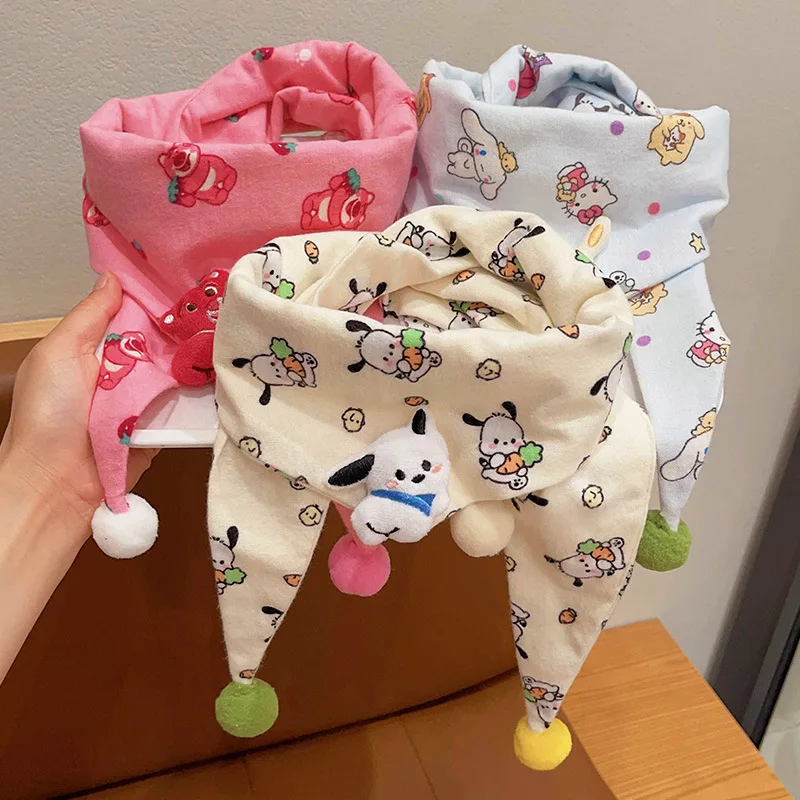 Детский шарф Miniso Sanrio, осенне-зимний шарф Kulomi для девочек, приятный для кожи спортивный шарф, ветрозащитный теплый треугольный шарф для маленьких девочек
Детский шарф Miniso Sanrio, осенне-зимний шарф Kulomi для девочек, приятный для кожи спортивный шарф, ветрозащитный теплый треугольный шарф для маленьких девочек