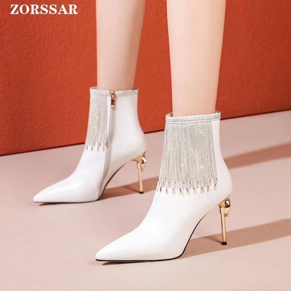 Shoes Leather Boot Women Ankle Boots Autumn Winter Boot Women High Heels Short Boots Pointed Toe Ladies Booties Chaussures Femme
Shoes Leather Boot Women Ankle Boots Autumn Winter Boot Women High Heels Short Boots Pointed Toe Ladies Booties Chaussures Femme