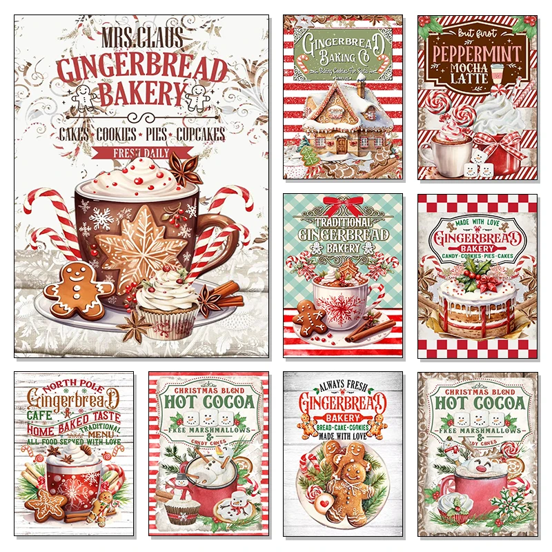 Винтажная рождественская еда и напитки, 5D алмазная живопись, вышивка крестиком, мозаика, украшение для дома, наклейки на стену, сделай сам, подарок ручной работы
Винтажная рождественская еда и напитки, 5D алмазная живопись, вышивка крестиком, мозаика, украшение для дома, наклейки на стену, сделай сам, подарок ручной работы