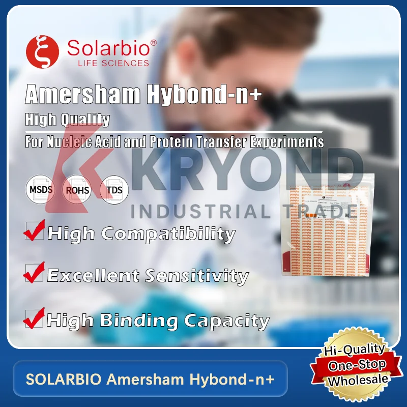 SOLARBIO Amersham Hybond-n+ Nylon Membrane for Blotting and Molecular Biology Applications Original Product
SOLARBIO Amersham Hybond-n+ Nylon Membrane for Blotting and Molecular Biology Applications Original Product