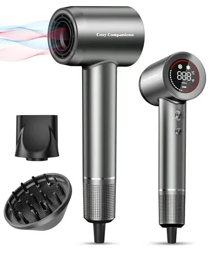 BLDC 5 Levels of Temperature Adjustment HD Display Negative Ionic Blow Dryer 110000RPM High Speed Brushless Motor Dryer
BLDC 5 Levels of Temperature Adjustment HD Display Negative Ionic Blow Dryer 110000RPM High Speed Brushless Motor Dryer