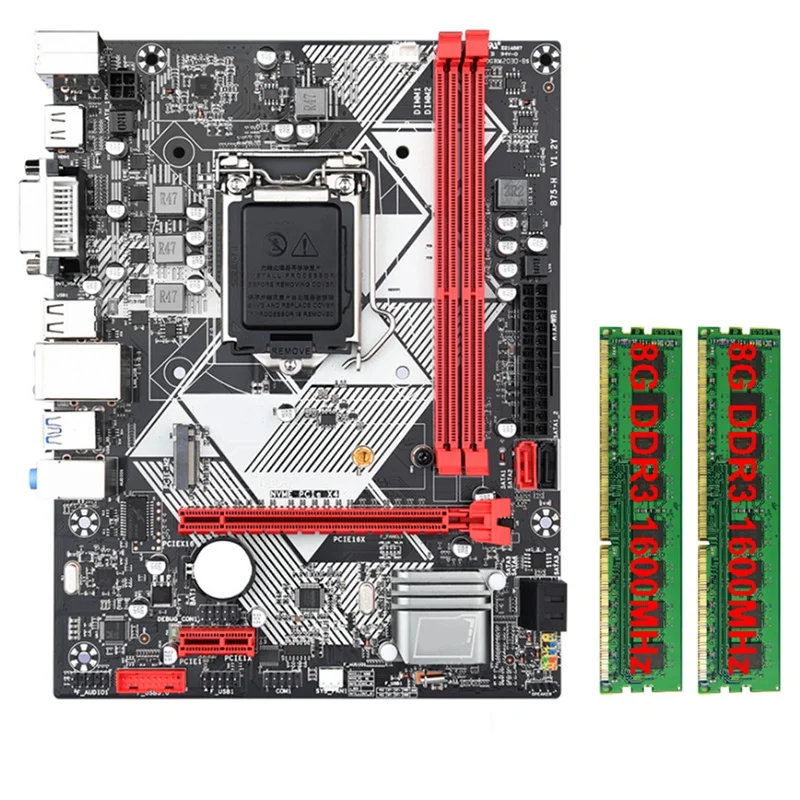 B75-H Настольная материнская плата с 2X8G DDR3 1600 МГц ОЗУ LGA 1155 для процессора I3 I5 I7 USB 3.0 SATA 3.0 Поддержка до 16 ГБ
B75-H Настольная материнская плата с 2X8G DDR3 1600 МГц ОЗУ LGA 1155 для процессора I3 I5 I7 USB 3.0 SATA 3.0 Поддержка до 16 ГБ