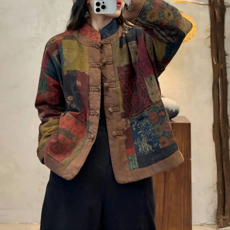 Winter Thickened Casual Women's Cotton Jacket Slimming Meat Concealing Fashionable Outerwear Short Length Single Button
Winter Thickened Casual Women's Cotton Jacket Slimming Meat Concealing Fashionable Outerwear Short Length Single Button
