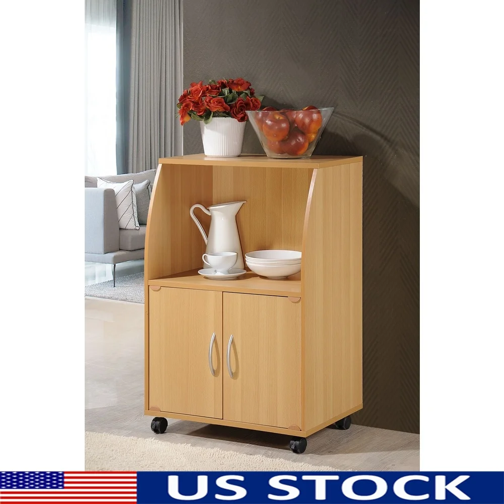 Mini Microwave Cart Portable Kitchen Storage Open Shelf Enclosed Cabinet Space Rolling Wheels Suitable Home Office Small
Mini Microwave Cart Portable Kitchen Storage Open Shelf Enclosed Cabinet Space Rolling Wheels Suitable Home Office Small