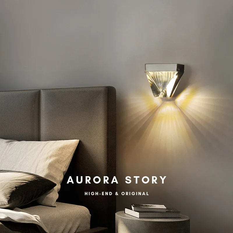 Nordic Brass Wall Lamp Designer Luxury Bedroom Bedside Light Creative Unique Living Room TV Wall Crystal Small Wall Light
Nordic Brass Wall Lamp Designer Luxury Bedroom Bedside Light Creative Unique Living Room TV Wall Crystal Small Wall Light