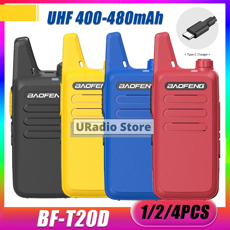Baofeng BF-T20D рация мини двусторонняя радиостанция 1/2/4X шумоподавление Type-C UHF зашифрованный монитор канала вызова обновление BF-T20
Baofeng BF-T20D рация мини двусторонняя радиостанция 1/2/4X шумоподавление Type-C UHF зашифрованный монитор канала вызова обновление BF-T20