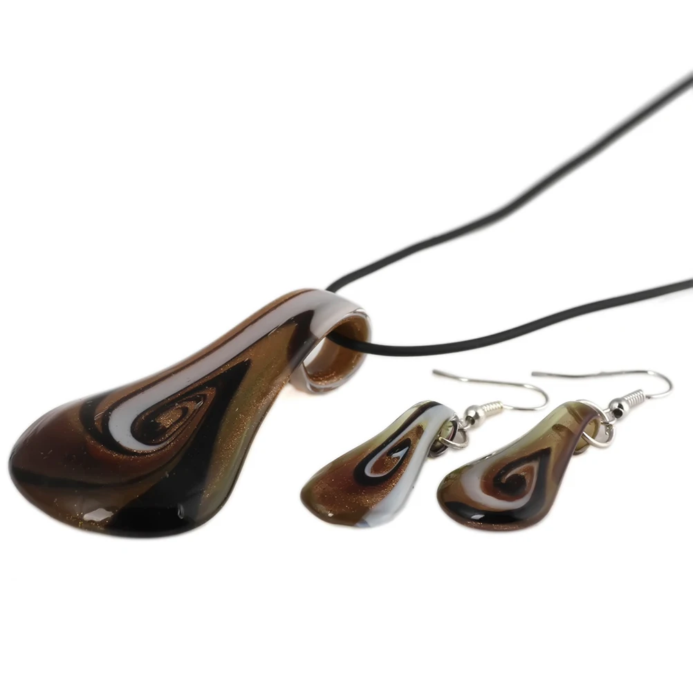 Painted Glass Necklace Innovative and Attractive Jewelry Set Coloured Earring Chic Exquisite Design
Painted Glass Necklace Innovative and Attractive Jewelry Set Coloured Earring Chic Exquisite Design