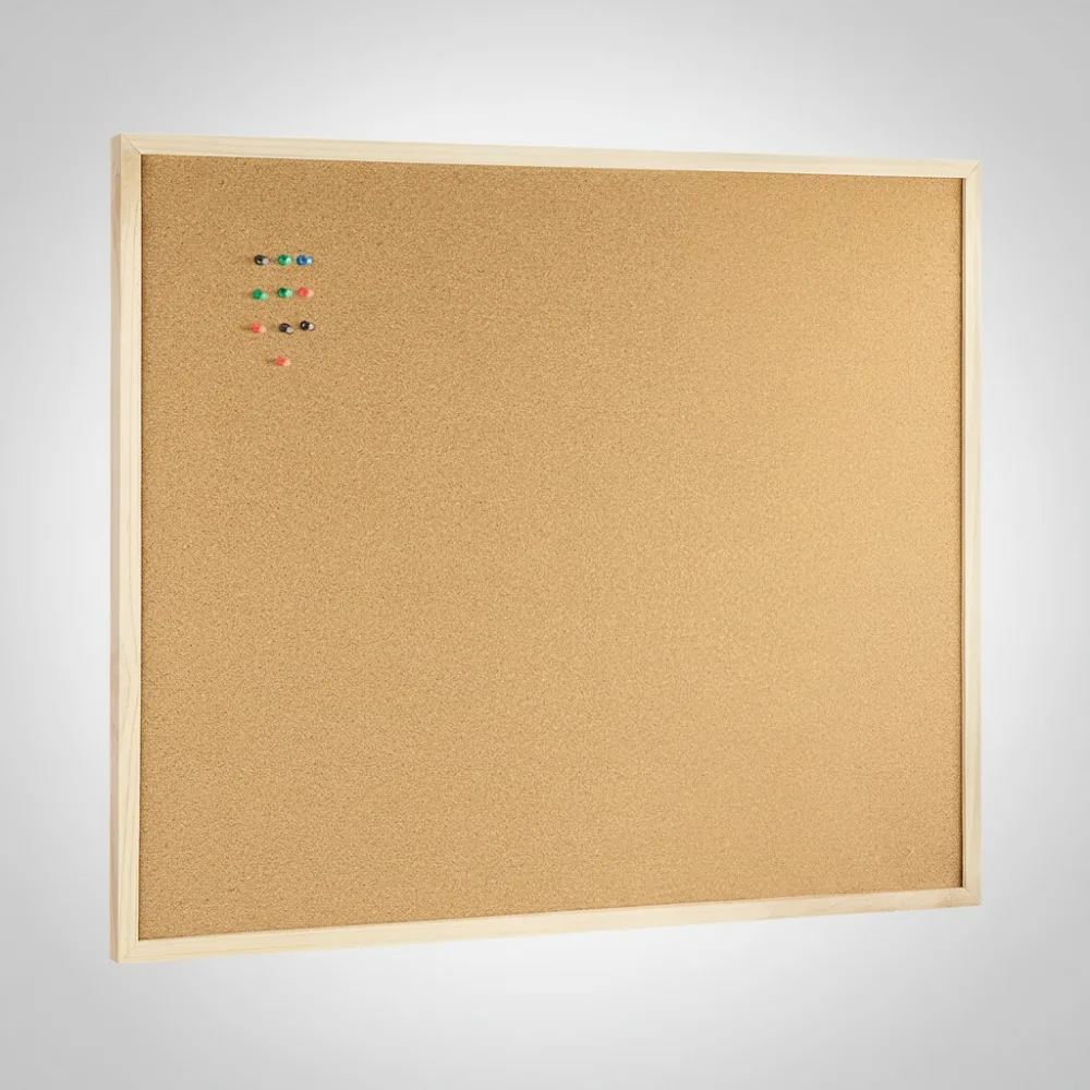 Большая пробковая доска для объявлений 24x36 дюймов с деревянной рамкой - доска для объявлений для офиса, дома, школы, декора
Большая пробковая доска для объявлений 24x36 дюймов с деревянной рамкой - доска для объявлений для офиса, дома, школы, декора