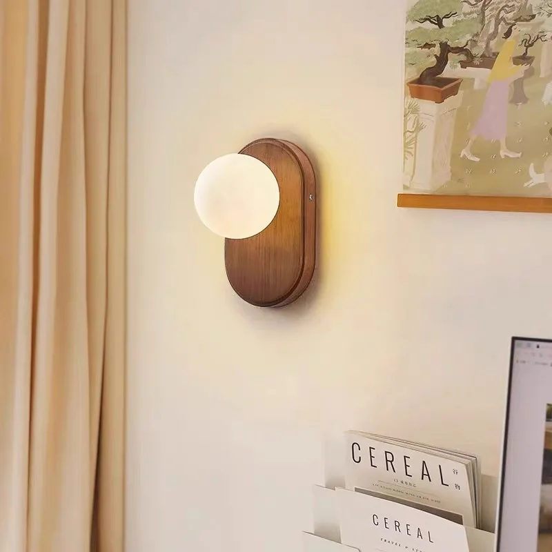 Wooden LED Wall Lights Bedside Sconce Lamp 110v 220v Home Decor Living Room Bedroom Resturant Bar Retro Glass Wall Lamp Lustres
Wooden LED Wall Lights Bedside Sconce Lamp 110v 220v Home Decor Living Room Bedroom Resturant Bar Retro Glass Wall Lamp Lustres