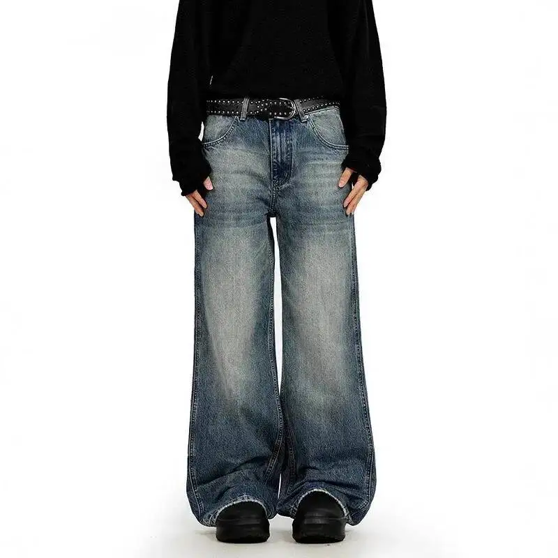Men's Denim Pants Washing Contrast Color Worn-out Casual Bottom Trendy American Style Wide Leg Loose Male Jeans 9XWGPB
Men's Denim Pants Washing Contrast Color Worn-out Casual Bottom Trendy American Style Wide Leg Loose Male Jeans 9XWGPB