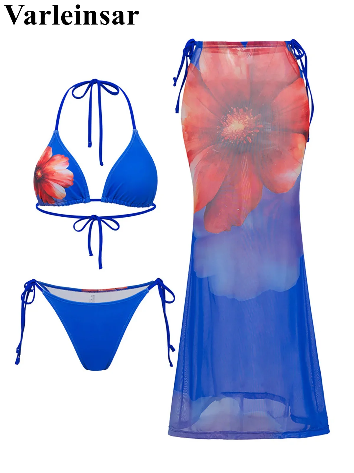 With Skirt Flowers Floral Halter Bikini Women Swimwear Female Swimsuit Three-pieces Bikini set Bather Bathing Suit Swim V6873
With Skirt Flowers Floral Halter Bikini Women Swimwear Female Swimsuit Three-pieces Bikini set Bather Bathing Suit Swim V6873