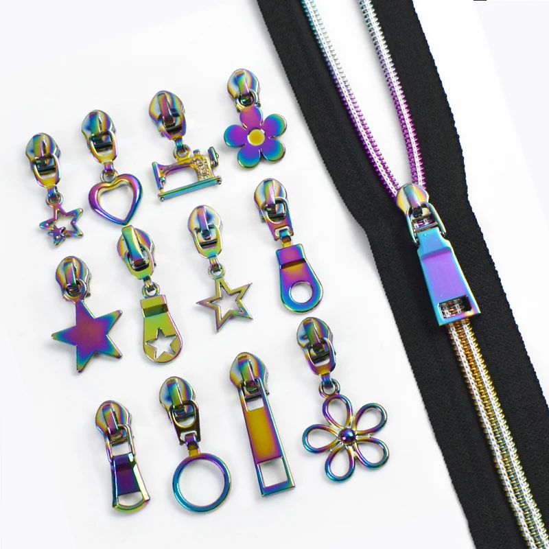 5-20Pcs 5# Colored Zipper Sliders Pullers for Nylon Zippers Jacket Backpack Zips Head Zip Repair Kit DIY Sewing Accessories
5-20Pcs 5# Colored Zipper Sliders Pullers for Nylon Zippers Jacket Backpack Zips Head Zip Repair Kit DIY Sewing Accessories