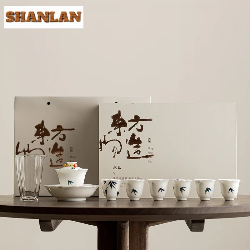 Hand Drawn Evergreen Bamboo Tea Set Complete Set Handmade Tea Ceremony Set Teapot And Tea Cup Set Tea Items Equipment Ornaments
Hand Drawn Evergreen Bamboo Tea Set Complete Set Handmade Tea Ceremony Set Teapot And Tea Cup Set Tea Items Equipment Ornaments