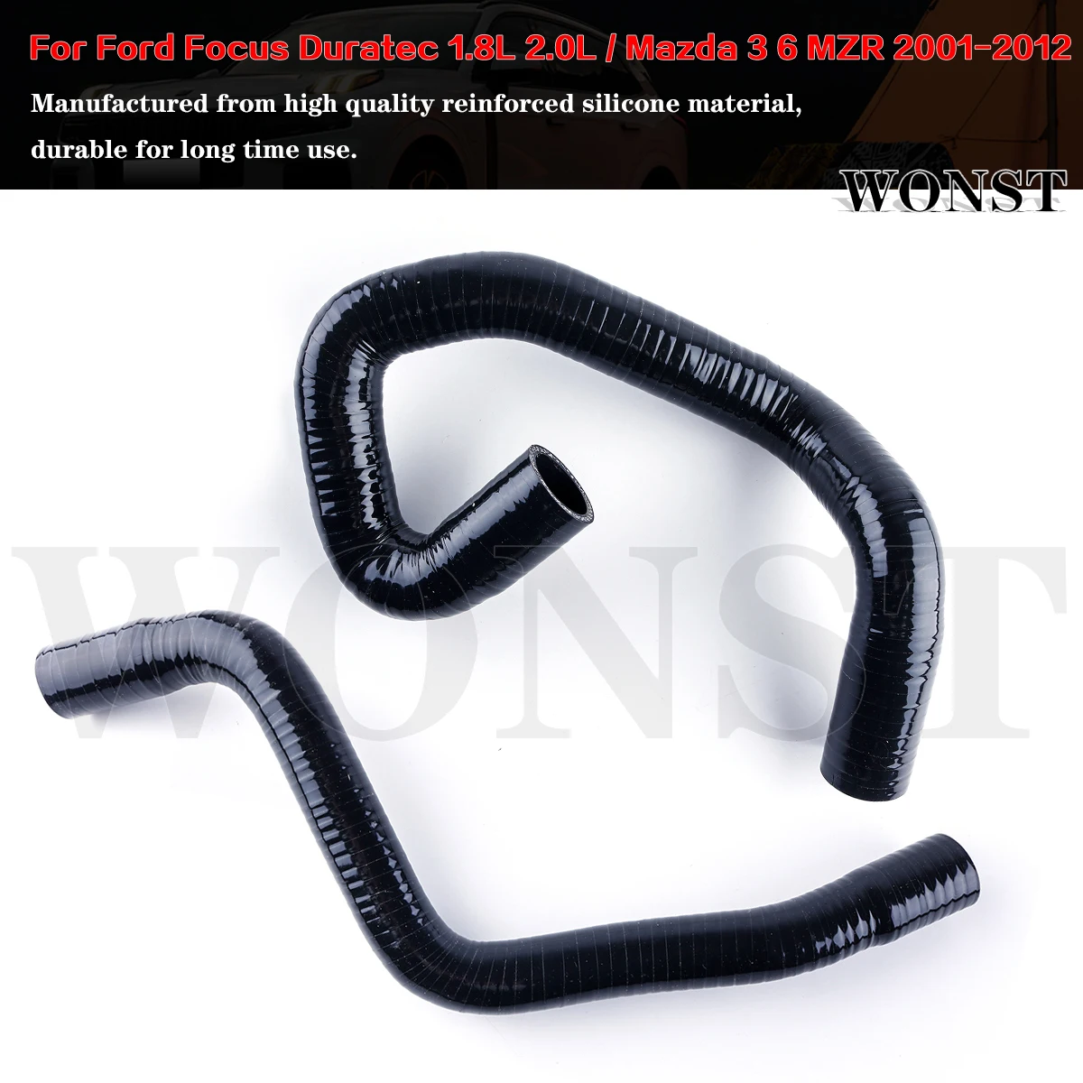 Silicone Radiator Coolant Hose Kit For Ford Focus Duratec / Mazda 3/6 MZR 1.8L/2.0L 2001-2012
Silicone Radiator Coolant Hose Kit For Ford Focus Duratec / Mazda 3/6 MZR 1.8L/2.0L 2001-2012