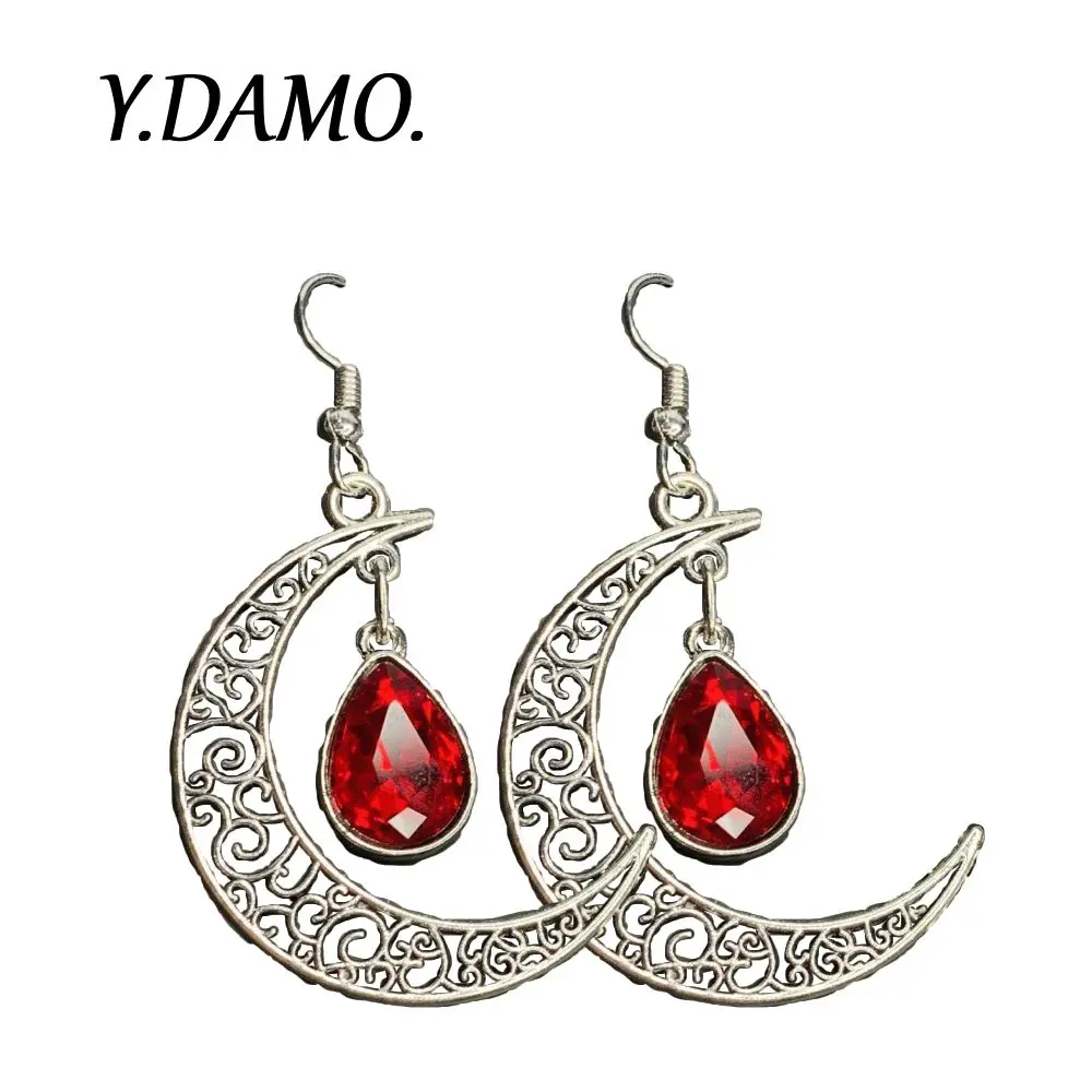Damo Retro Gothic Earrings For Women Red Black Skeleton Moon Stainless Steel Earrings Design Luxury Jewelry Quality Fashion Gift
Damo Retro Gothic Earrings For Women Red Black Skeleton Moon Stainless Steel Earrings Design Luxury Jewelry Quality Fashion Gift