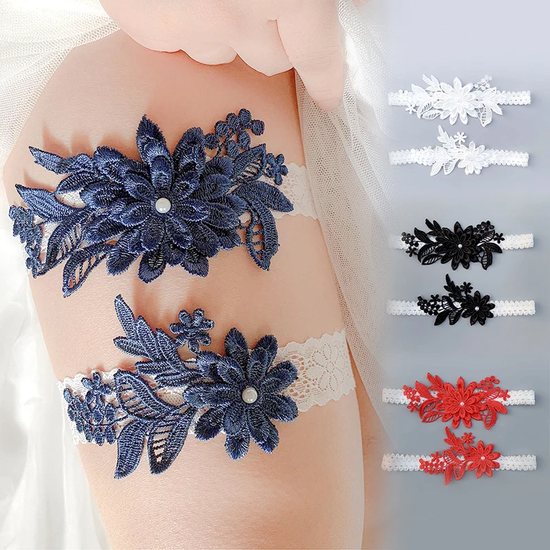 Lace Flowers Garters Sexy Party Elastic Pearl Wedding Photography Leg Loop Accessories
Lace Flowers Garters Sexy Party Elastic Pearl Wedding Photography Leg Loop Accessories