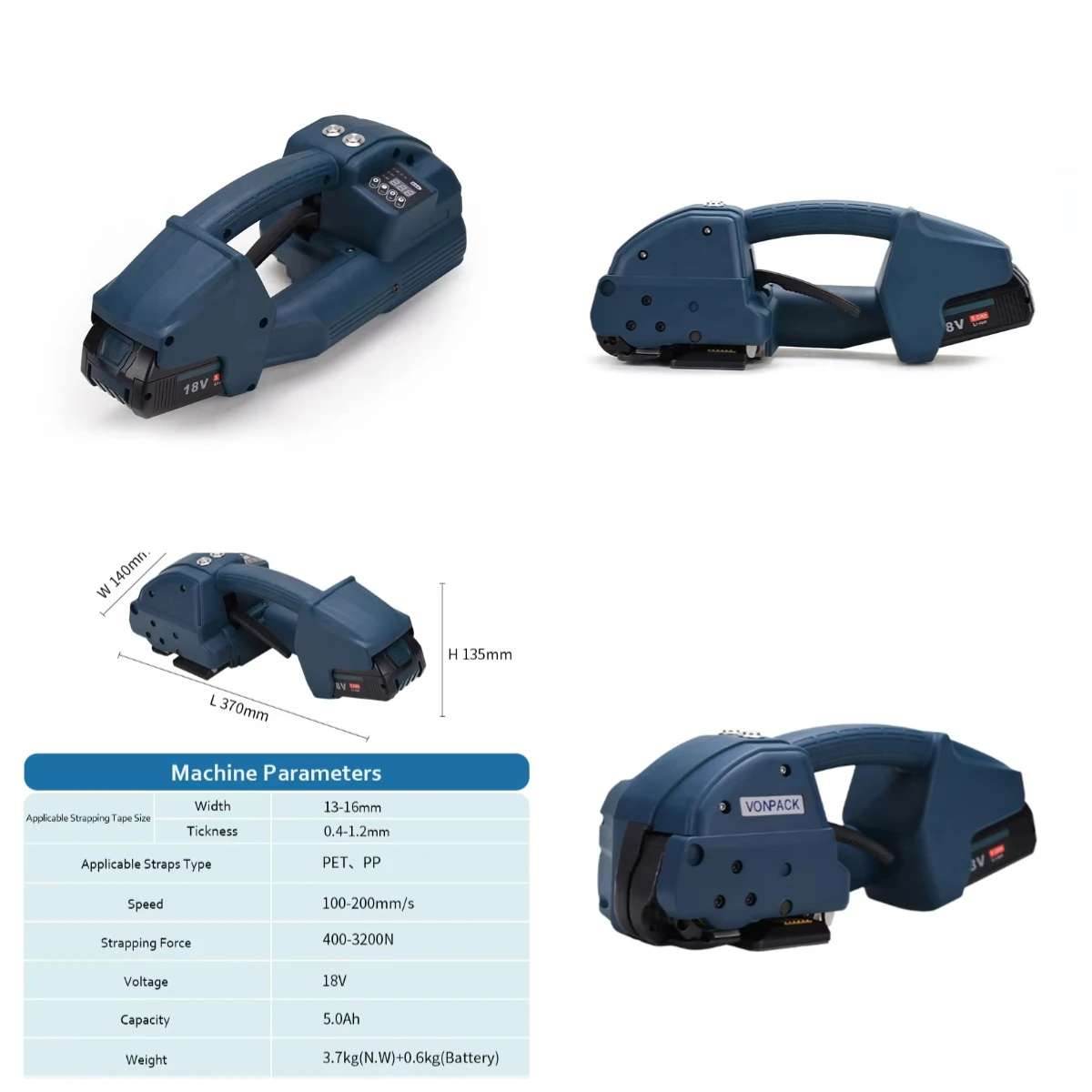 STLF OYP Q1 Electric Strapping Machine 13-16mm Handheld Full Automatic Strapping Machine for Pallet
STLF OYP Q1 Electric Strapping Machine 13-16mm Handheld Full Automatic Strapping Machine for Pallet