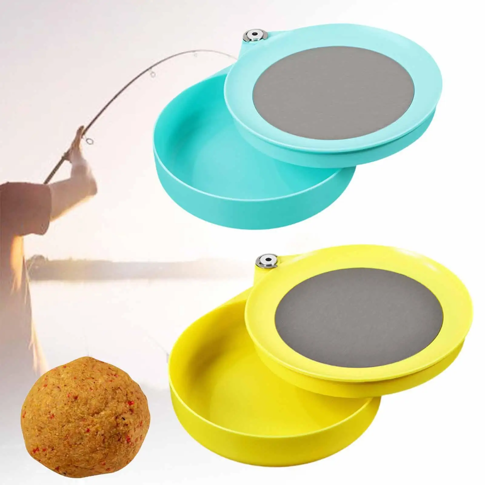 Pull Baits Tray Baits Plate Round 360 Degree Rotating Fishing Tool Fishing Baits Box Fishing Tray for Reservoir River
Pull Baits Tray Baits Plate Round 360 Degree Rotating Fishing Tool Fishing Baits Box Fishing Tray for Reservoir River