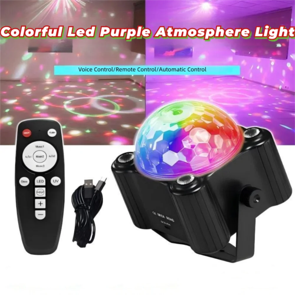 RGB Disco Ball Party Lights с голосовым управлением 360° ° Вращающееся DJ-оборудование Освещение Эффект сцены Освещение День рождения/Караке-вечеринки
RGB Disco Ball Party Lights с голосовым управлением 360° ° Вращающееся DJ-оборудование Освещение Эффект сцены Освещение День рождения/Караке-вечеринки