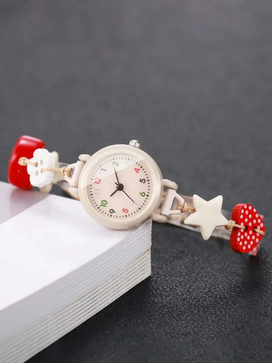 Cute Minimalist Star Decor Quartz Wrist Watch For Women Fashion Casual Accessory
Cute Minimalist Star Decor Quartz Wrist Watch For Women Fashion Casual Accessory