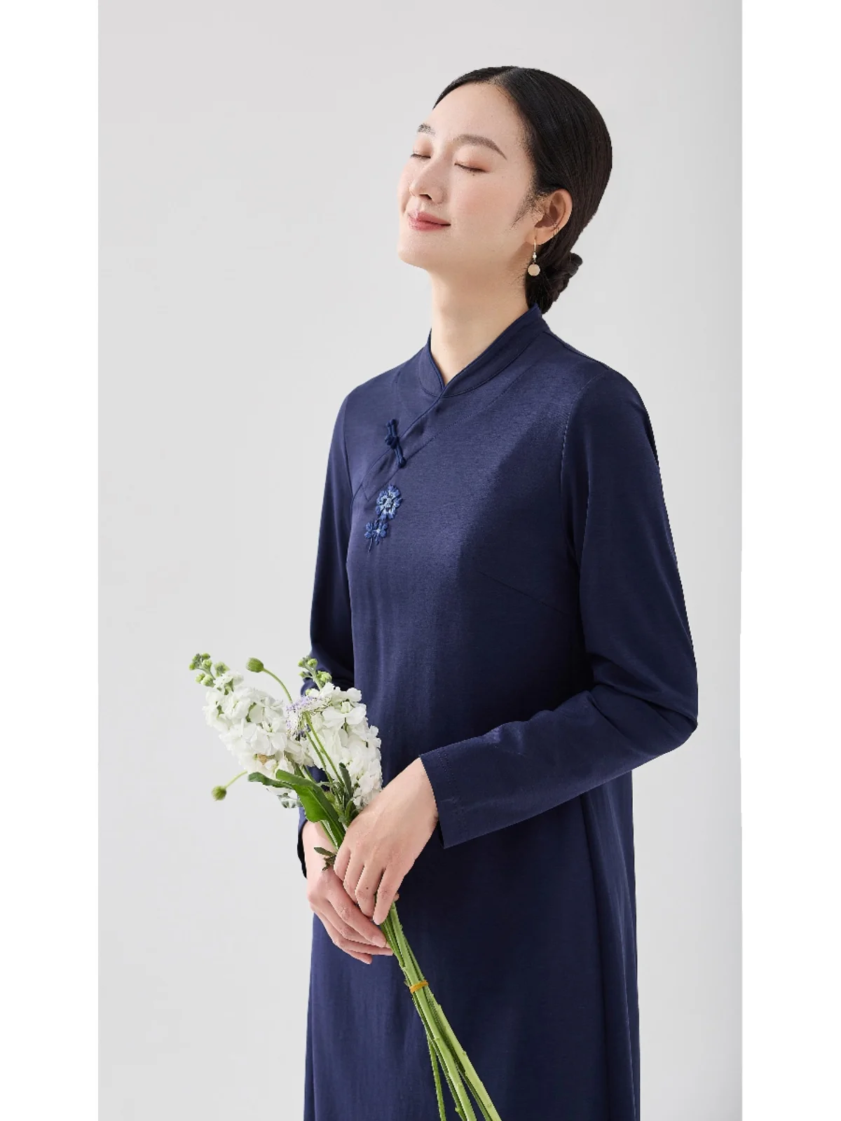 Ru Handmade Embroidered round Collar Knitted Dr Chinese Zen Tea Improved Long Sve Cotton Nylon Other Material
Ru Handmade Embroidered round Collar Knitted Dr Chinese Zen Tea Improved Long Sve Cotton Nylon Other Material