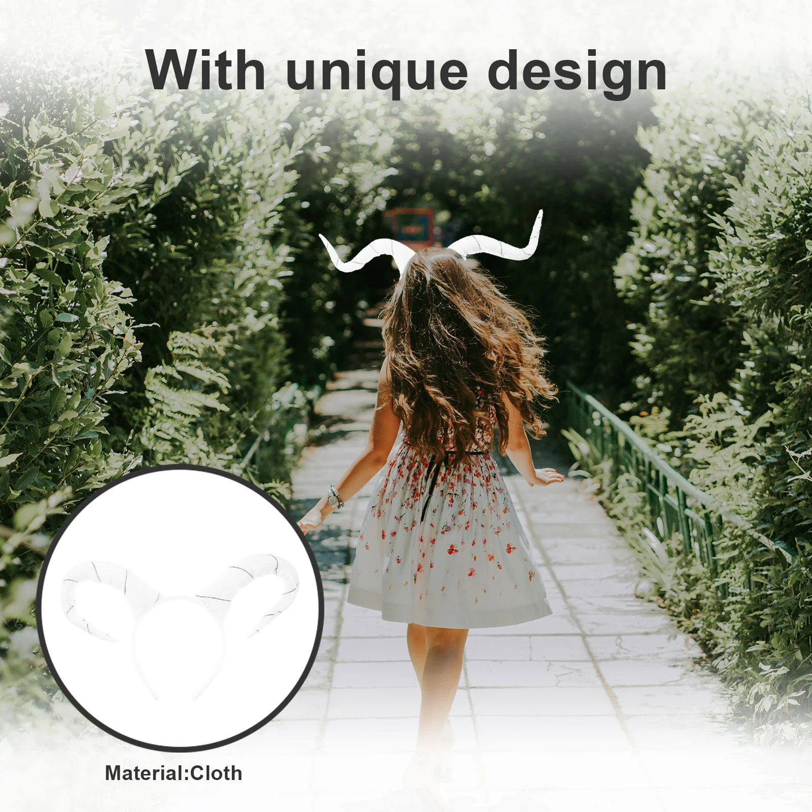 Simulation Antelope Horn Hair Hoops White Lightweight Headband Easter Christmas Party Supplies Exaggerated Performance Headdress
Simulation Antelope Horn Hair Hoops White Lightweight Headband Easter Christmas Party Supplies Exaggerated Performance Headdress