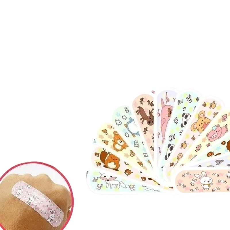 100pcs/set Cartoon Band Aid Cute Plasters Random Pattern Skin Wound Dressing Patch for Children Kids First Aid Strips Woundplast
100pcs/set Cartoon Band Aid Cute Plasters Random Pattern Skin Wound Dressing Patch for Children Kids First Aid Strips Woundplast