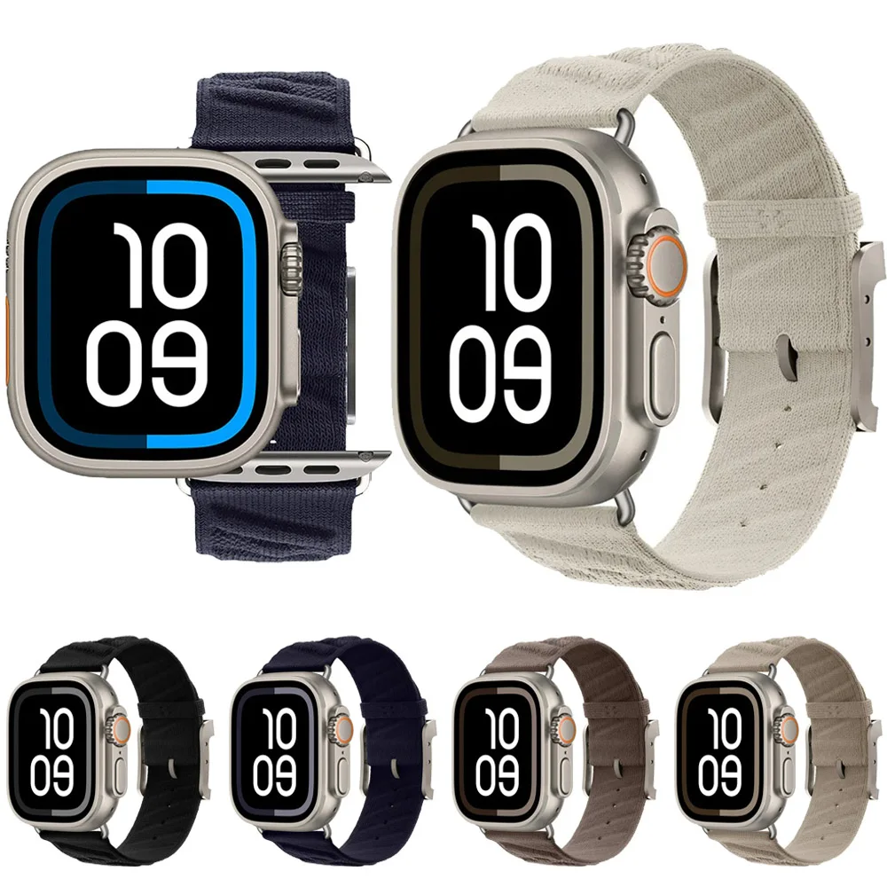 Bleu Nuit Nylon Strap For Apple Watch Ultra 2 1 49mm 10 46mm 42mm 9 8 7 45mm 41mm Bracelet iWatch Series 6 5 4 SE 44mm 40mm Band
Bleu Nuit Nylon Strap For Apple Watch Ultra 2 1 49mm 10 46mm 42mm 9 8 7 45mm 41mm Bracelet iWatch Series 6 5 4 SE 44mm 40mm Band