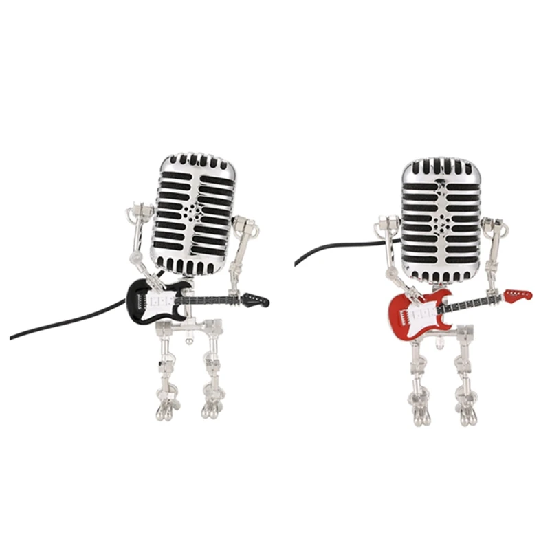 AA51 2 шт. микрофон Rockbot, металлический микрофон, робот, настольная лампа, держащая гитара, винтажный ночник, винтажный микрофон, робот, настольная лампа
AA51 2 шт. микрофон Rockbot, металлический микрофон, робот, настольная лампа, держащая гитара, винтажный ночник, винтажный микрофон, робот, настольная лампа