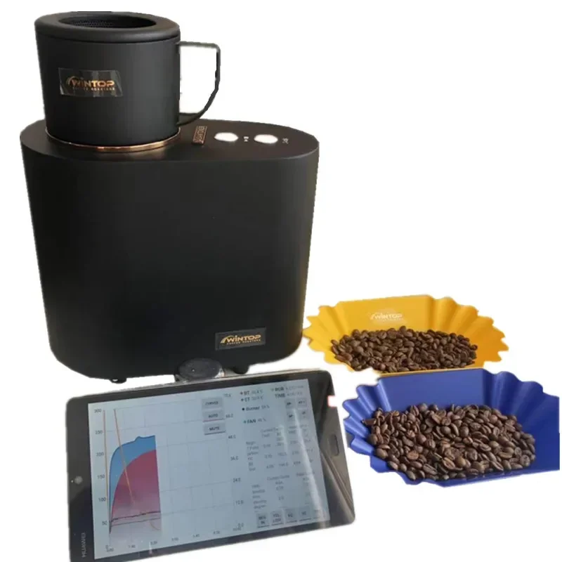 Santoker Q5 50g 100g roaster automatic/hot air/lab/home/shop/small/mini/sample coffee bean roaster with app control and profile
Santoker Q5 50g 100g roaster automatic/hot air/lab/home/shop/small/mini/sample coffee bean roaster with app control and profile