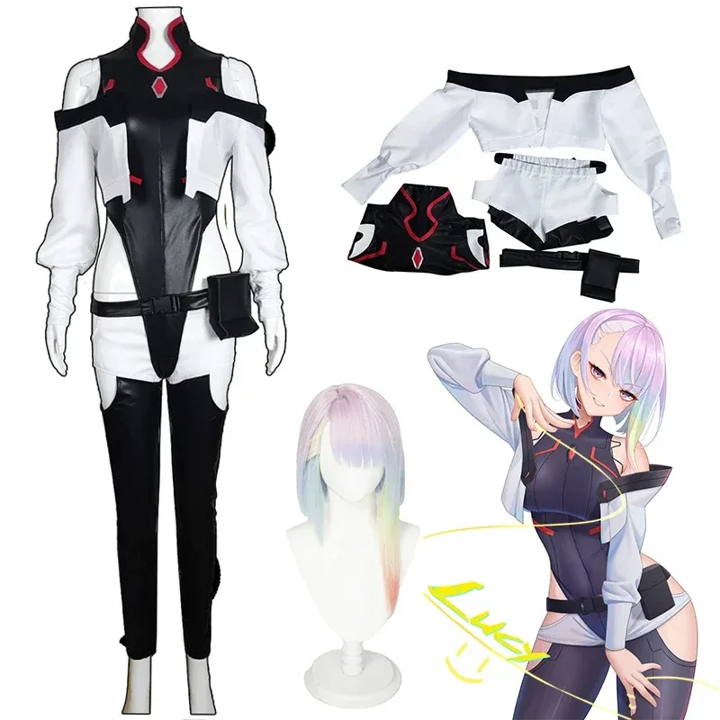 Anime Cyberpunk Edgerunners Lucy Cosplay Costume Bodysuit Jumpsuits Jacket Wig Full Suit Halloween Costumes for Women
Anime Cyberpunk Edgerunners Lucy Cosplay Costume Bodysuit Jumpsuits Jacket Wig Full Suit Halloween Costumes for Women